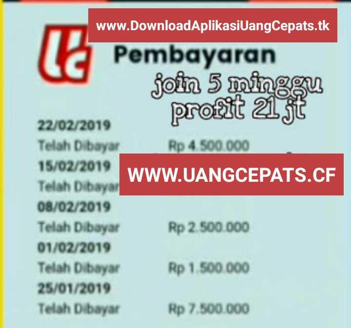 Aplikasi Bisnis Online uangcepats.Cf Terbukti Menghasilkan Uang, Cair Tiap Hari Jumat