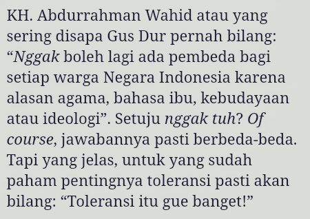 Beda Pilihan Dengan Teman Tidur