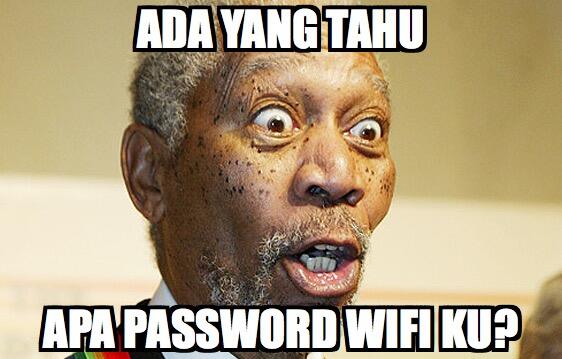 CARA MELIHAT PASSWORD WI-FI 