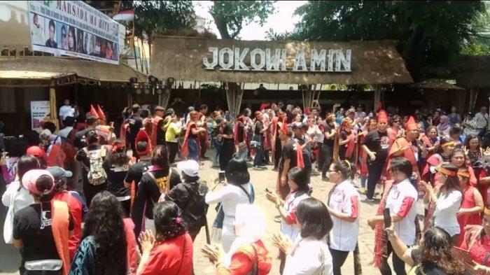 Dukung Jokowi-Ma'ruf, Warga Batak Gelar Seni Budaya bertema 'Marsada Ma Hita'