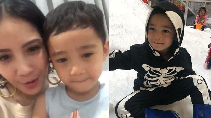 Rafathar Masih Semangat Jenguk Otis Hahijary ke Singapura Meski Jari Tangannya Sakit