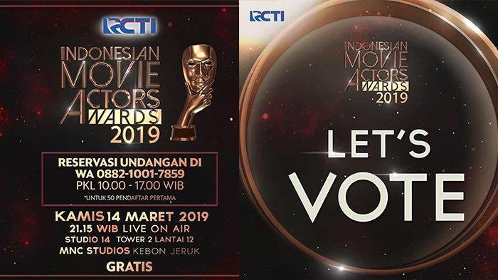 Nominasi dan Cara Vote Indonesian Movie Actors Awards (IMAA) 2019