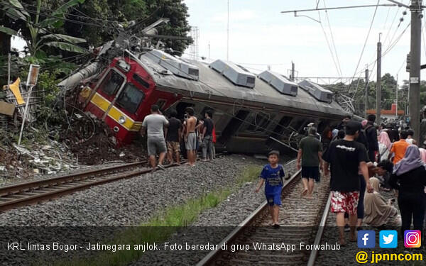Ada Belasan Korban Anjloknya KRL, KAI dan KCI Diminta Tanggung Biaya Pengobatan