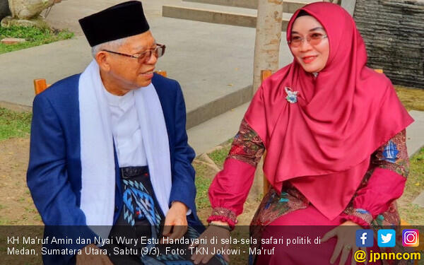 Cerita Bu Nyai Wury Tetap Happy Dampingi Kiai Ma'ruf Bersafari