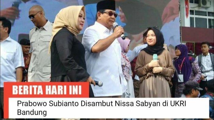 Prabowo Marahi Panitia Pidato Kebangsaan dan Tolak Nyanyi dengan Nissa Sabyan