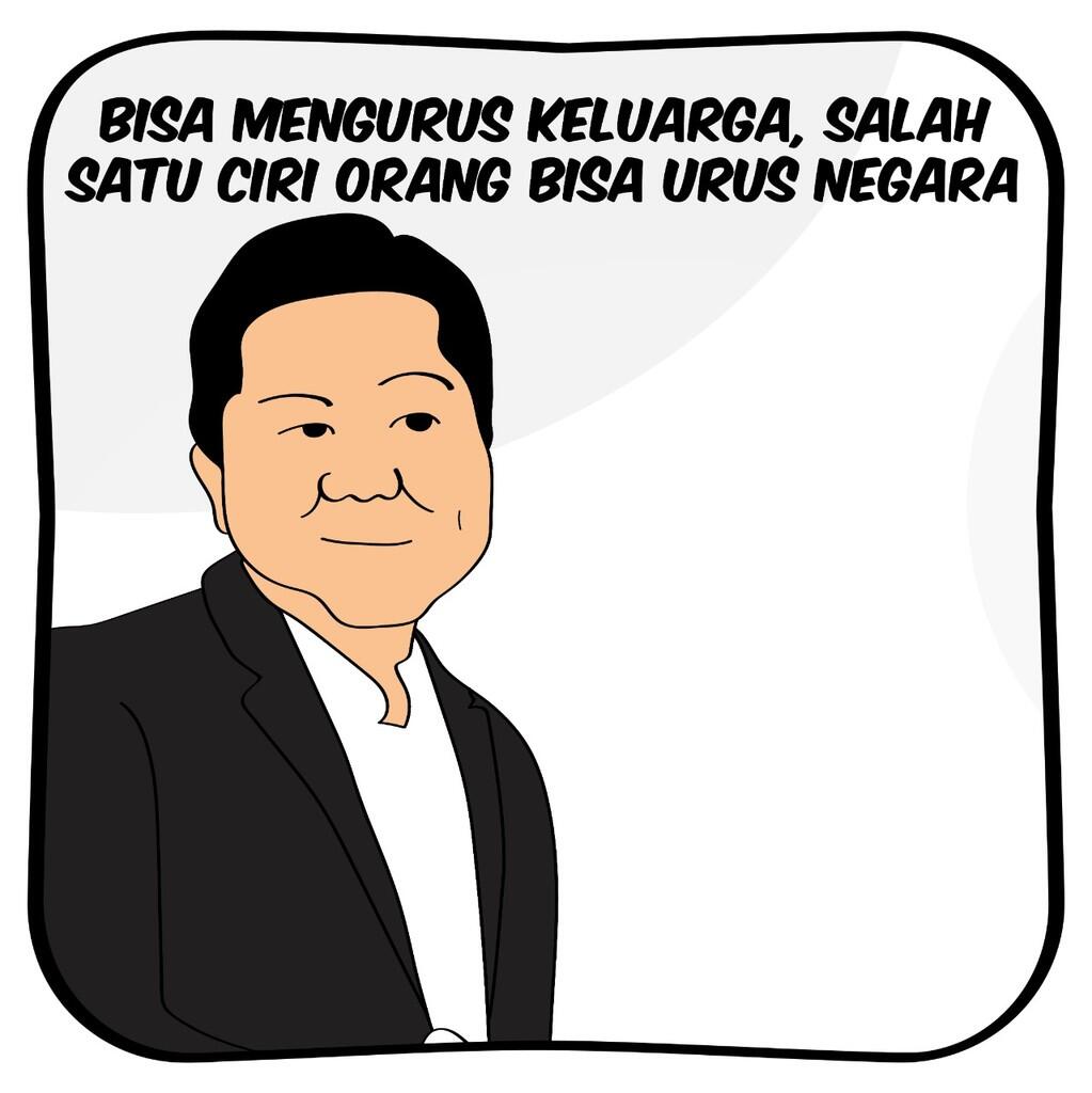 Erick: Jokowi Sosok Pemimpin, Sekaligus Bapak yang Baik