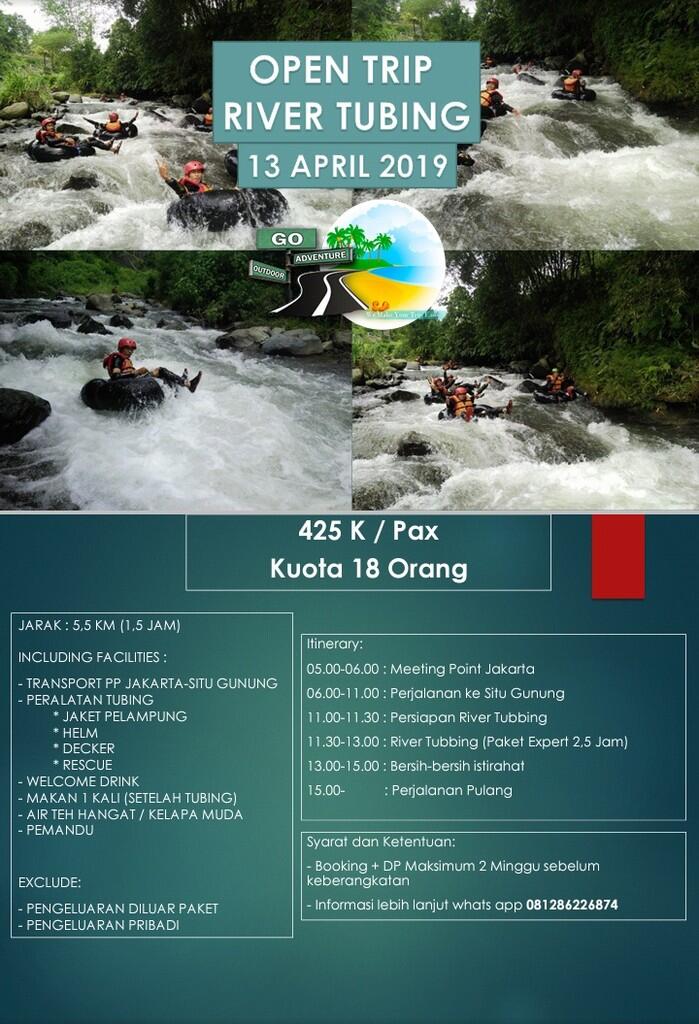 One Day Trip River Tubing 13 April 2019