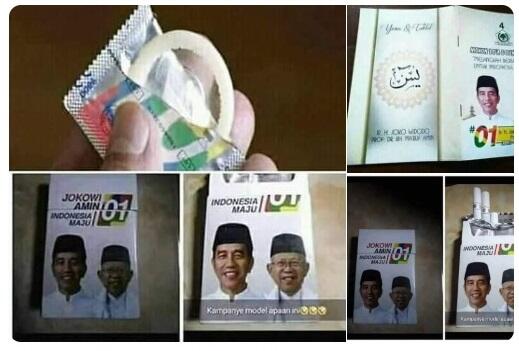 Kemasan Kondom, Rokok & Buku Surah Yasin Jokowi-Ma’ruf, Penodaan atas Kreativitas