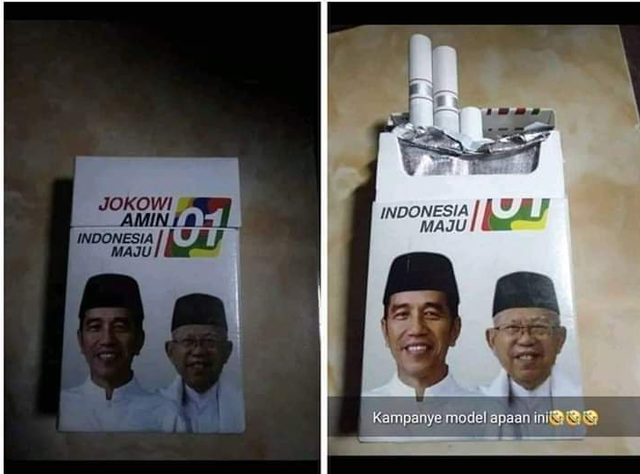 Kemasan Kondom, Rokok & Buku Surah Yasin Jokowi-Ma’ruf, Penodaan atas Kreativitas
