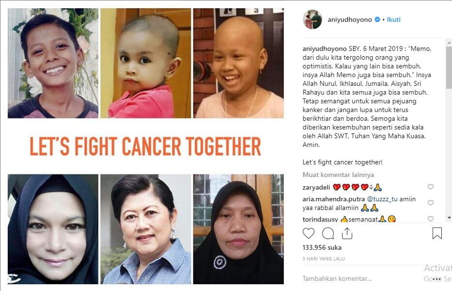 Begini Cara SBY Semangati Ibu Ani untuk Sembuh