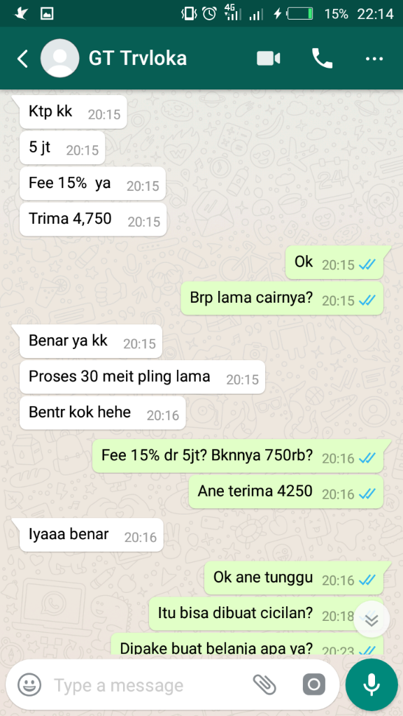 Penipuan Gestun Paylater Oleh 081537557985 Dan 085837893338 HATI-HATI