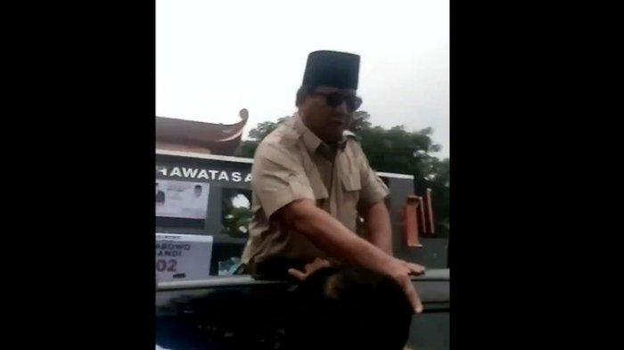 Terciduk, Video Prabowo Bentak dan Pukul Tangan Polisi Pengawalnya Viral di Medsos