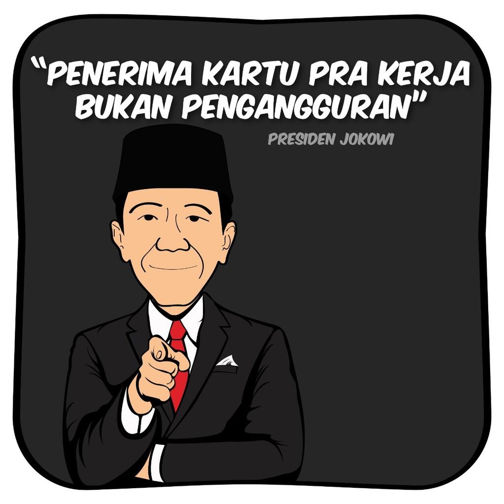 Jokowi: Penerima Kartu Pra Kerja Bukan Pengangguran