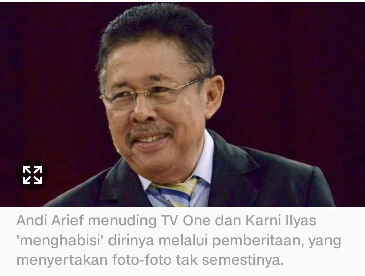 Andi Arief Berniat Gugat Karni Ilyas dan TV One Rp1 Triliun