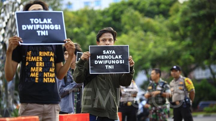 Tolak Dwifungsi TNI, Mahasiswa Malang: Kami Trauma Orde Baru