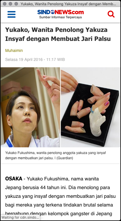 &#91;SALAH&#93; “Jeli Memperhatikan Jari Tangan Palsu”