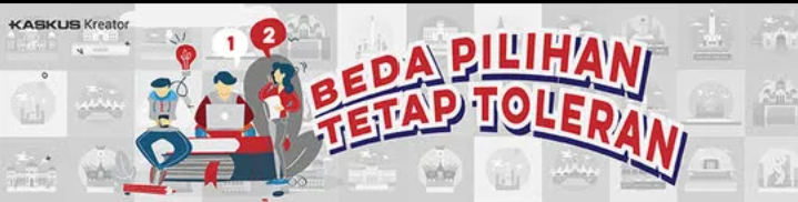 Toleran Walau Beda Pilihan