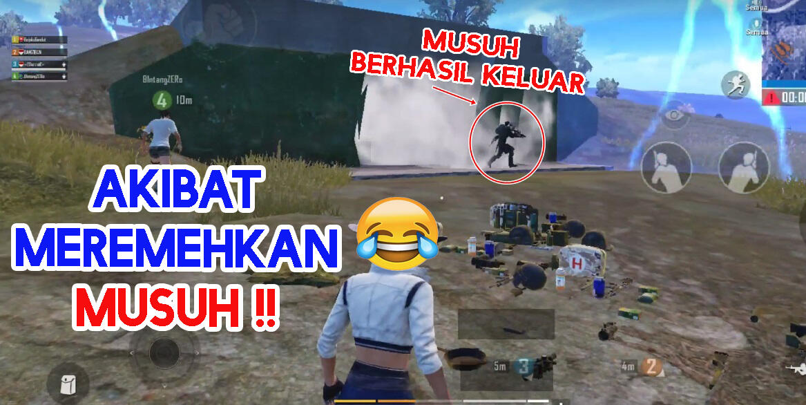 &#91;Video&#93; PUBG Mobile : Jangan Remehkan Musuhmu.. Ini Akibatnya