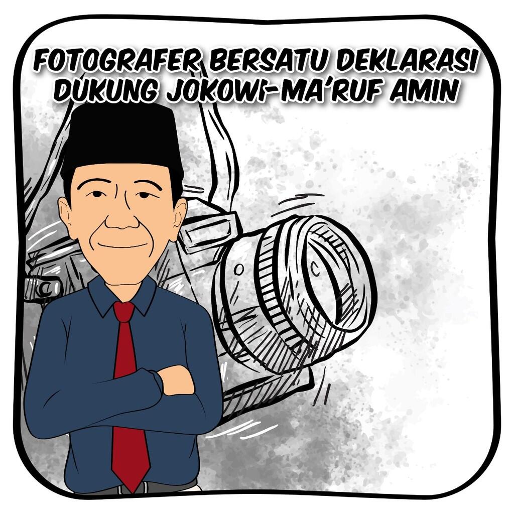Fotografer Bersatu Deklarasi Dukung Jokowi-Ma'ruf