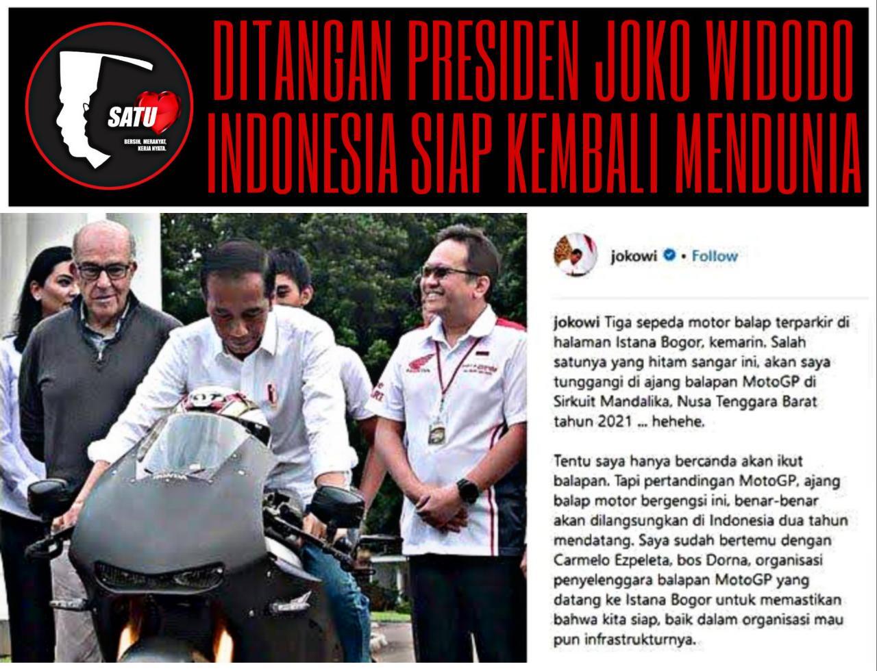 Optimis, Indonesia akan Menjadi Tuan Rumah MotoGP di Mandalika NTB