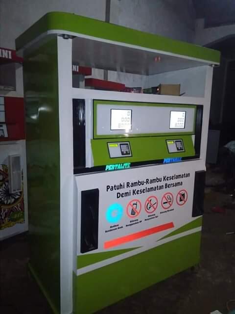 Distributor Pertamini Mesin Pom Bensin Mini Alat SPBU Mini Digital dan Manual