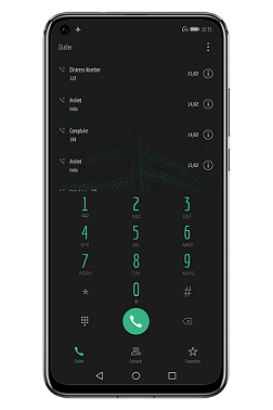 &#91;Theme Share&#93; Dark Phantom Green Thema Exclusive untuk EMUI 9 / Magic 2 Ui