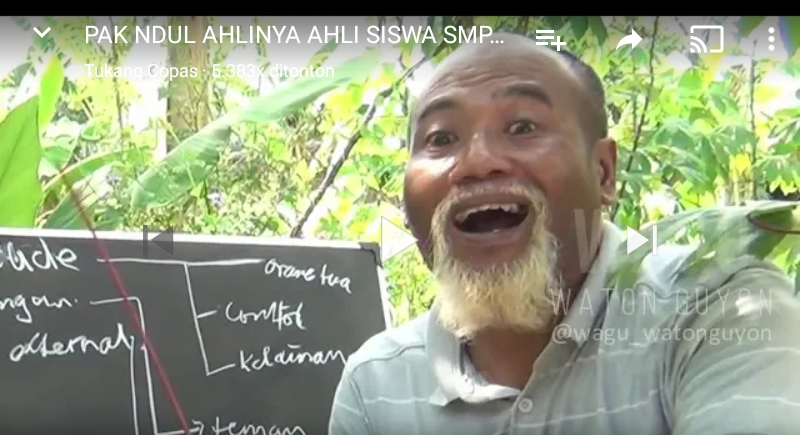 Kamus Bahasa a-La Pak NDUL, The Grandfather of Youtube