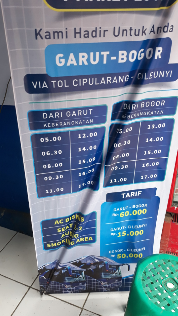 Jadwal Bus Mgi Garut Bogor 2019 | infotiket.com