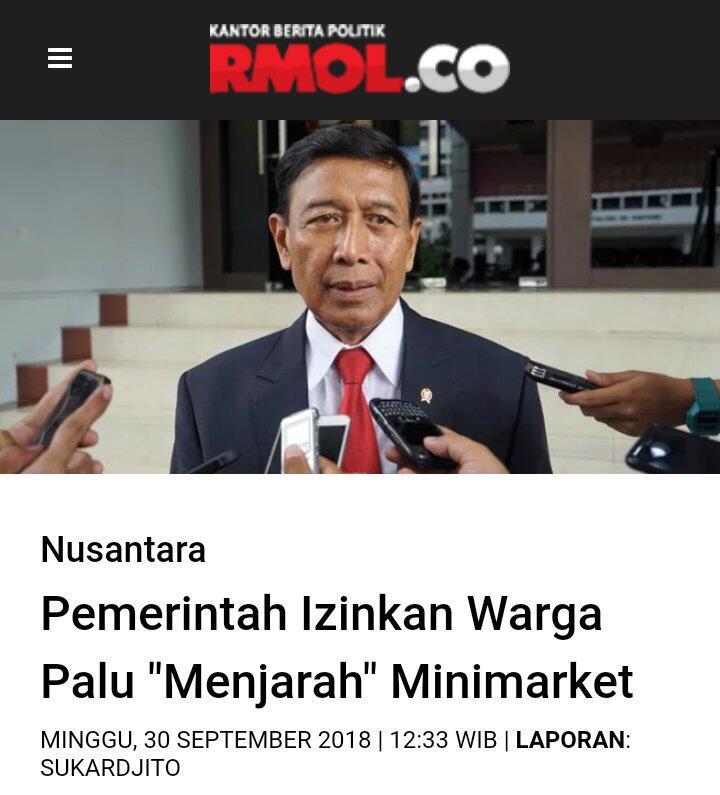 Ganti Rugi Penjarahan Tak Dibayar, 9 Pengusaha Palu Gugat Presiden dan Mendagri