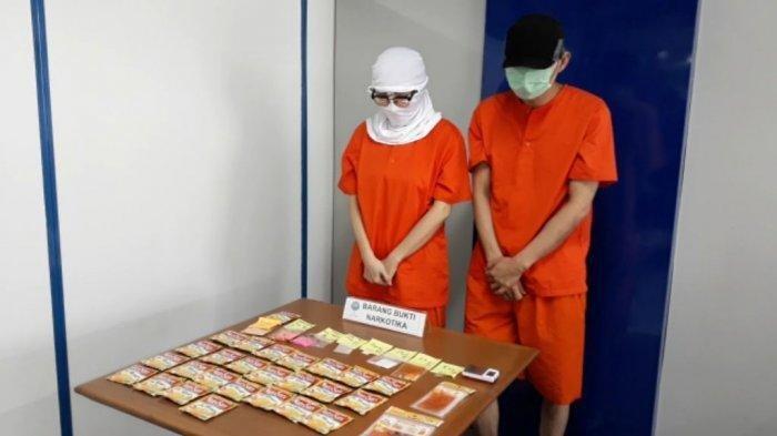 BNN Jakarta Utara Tangkap Dua Pengedar Narkotika Jenis Baru Bernama Happy Water