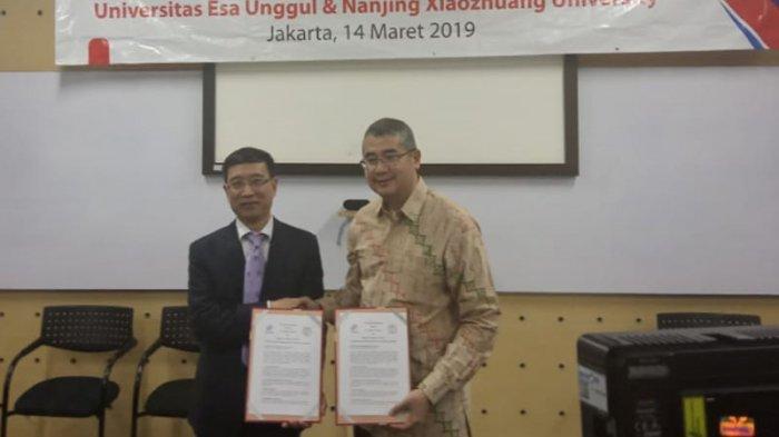 Siapkan Lulusan Berdaya Saing Global, Esa Unggul Gandeng Universitas Tiongkok