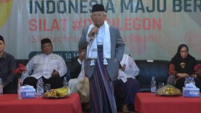 Akan Berhadapan dengan Sandiaga dalam Debat Pilpres 2019, Ma'ruf Amin Anggap Biasa