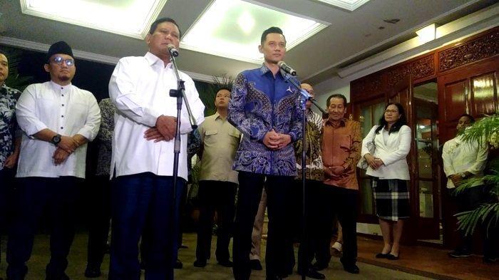 Kepada AHY, Prabowo Sampaikan Akan Jenguk Ani Yudhoyono di Singapura