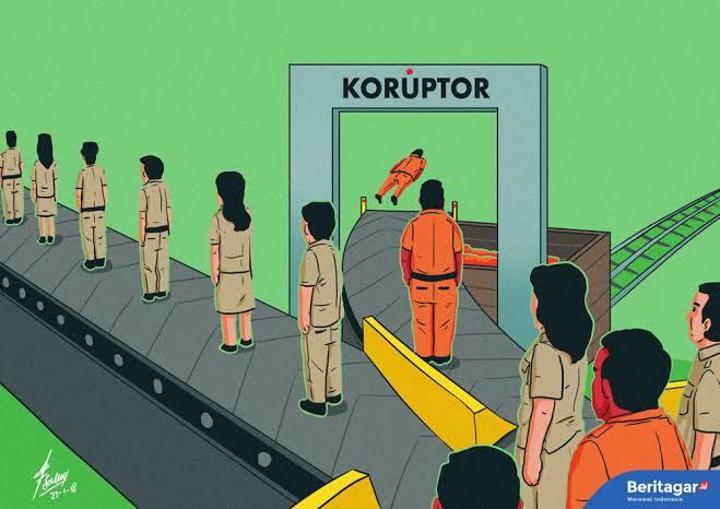 10 DAERAH YANG STATUSNYA PNS MASUK DERATAN KORUPSI ANGKA TERTINGGI DI INDONESIA