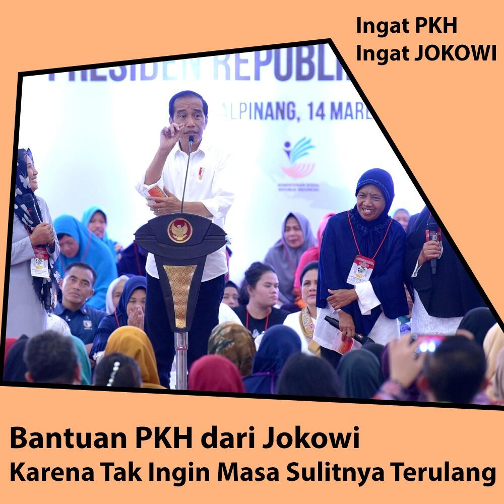 Beri Bantuan PKH, Jokowi Berharap Kisah Masa Kecilnya Tidak Terulang
