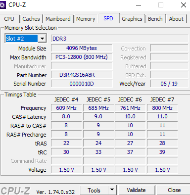 speccy ram low speed