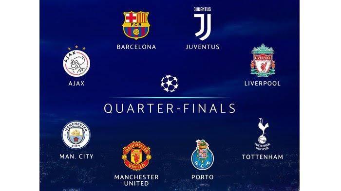 8 Tim Telah Lolos Ke Babak 8 Besar Liga Champion Eropa