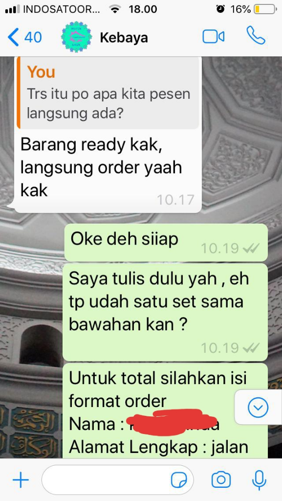 BUTIK UNIK ONLINE SHOP PENIPU