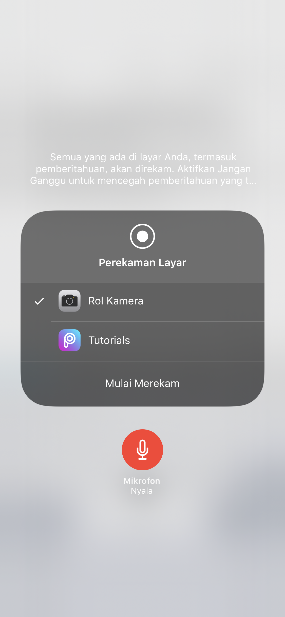 Cara rekam PUBG Mobile Beserta Voice chat ingame