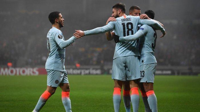 VIDEO - 3 Gol Olivier Giroud di Liga Europa Masuk Kategori Perfect Hattrick