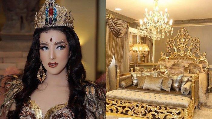 Intip Kamar YouTuber Tasya Farasya yang Bernuansa Emas Nan Glamour