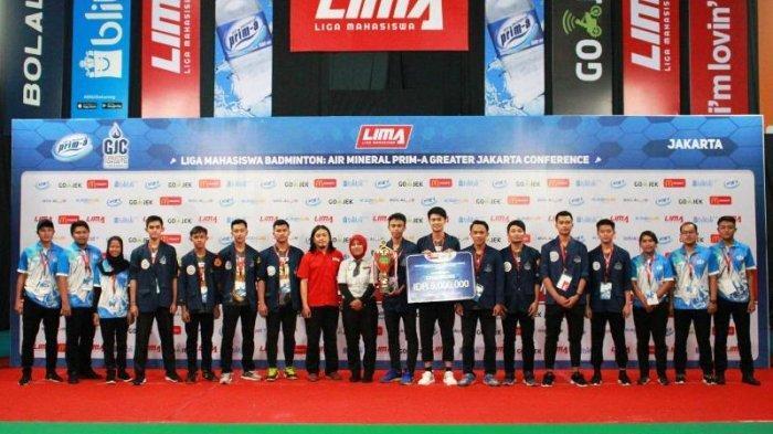 Putra dan Putri Universitas Trisakti Juara LIMA Badminton Jakarta