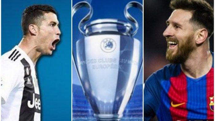 Hasil Drawing Liga Champions - Peluang Ronaldo Vs Messi di Babak Final