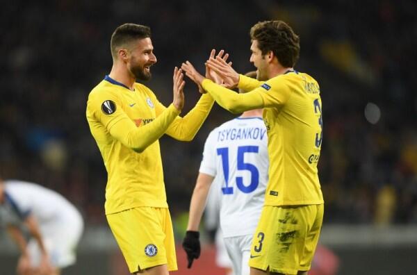 Pesta Gol di Kandang Kiev, Chelsea Lolos ke Perempat Final Liga Eropa