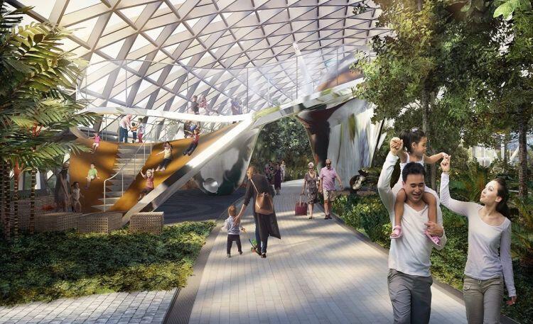 Megahnya Jewel Changi Airport Singapore - Saatnya Impian Jadi Nyata