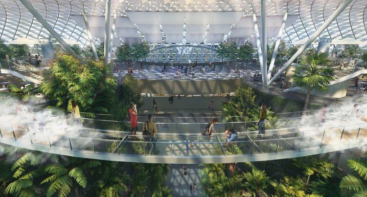 Megahnya Jewel Changi Airport Singapore - Saatnya Impian Jadi Nyata