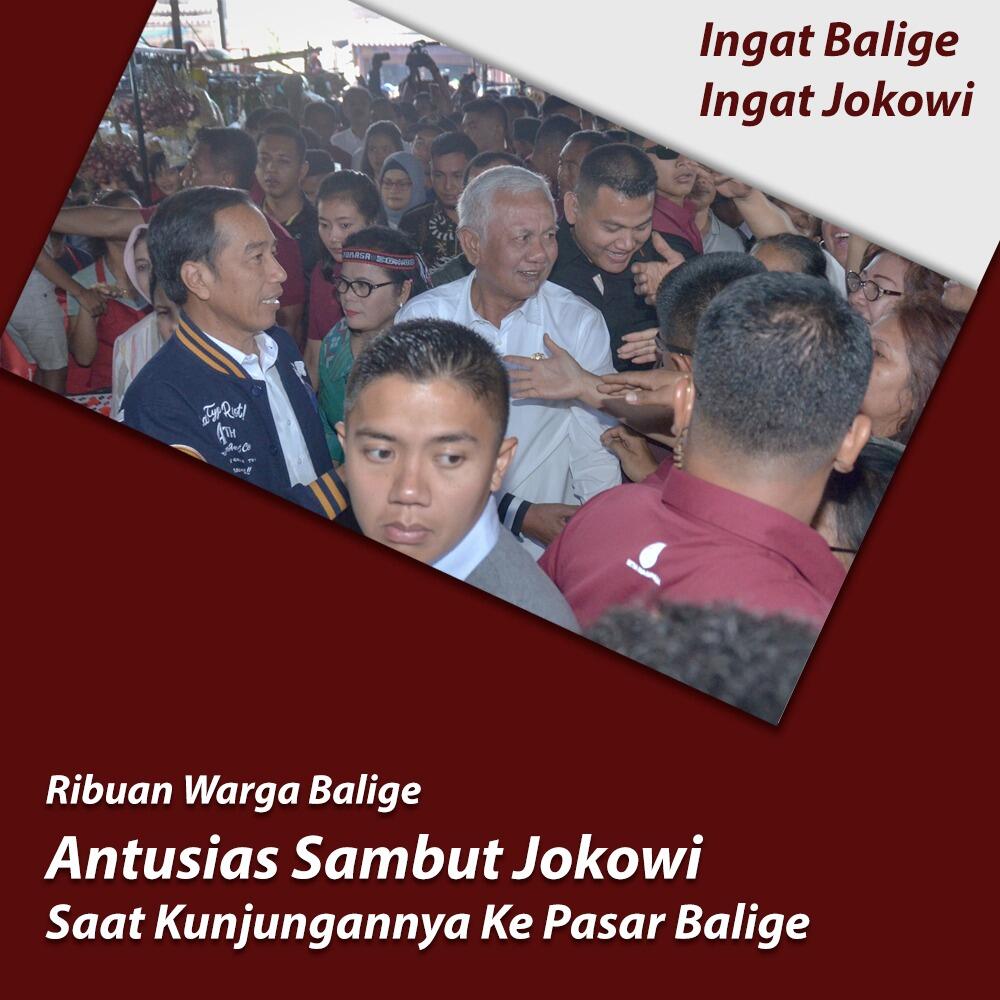 Presiden Jokowi dan Ibu Negara ke Pasar Balige Tobasa, Warga Histeris