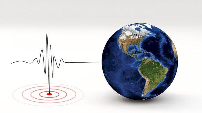 Gempa Hari Ini - BMKG Catat Gempa 5,6 SR Guncang Labuha, Pusat Gempa di Laut