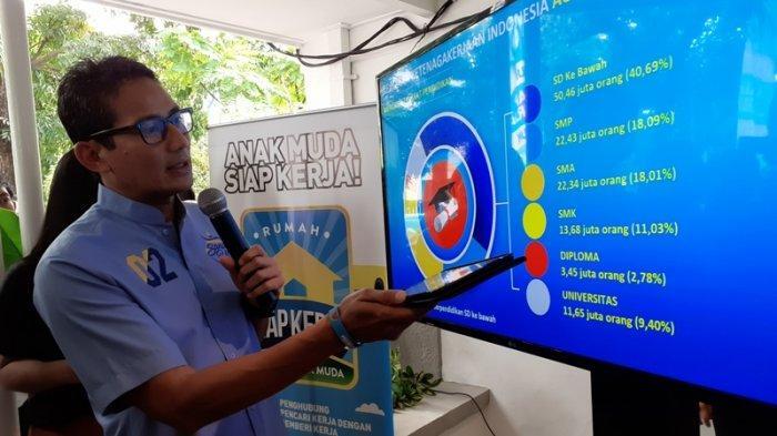 Jelang Debat Sandiaga Olahraga dan Diskusi Bersama Pegiat Seni