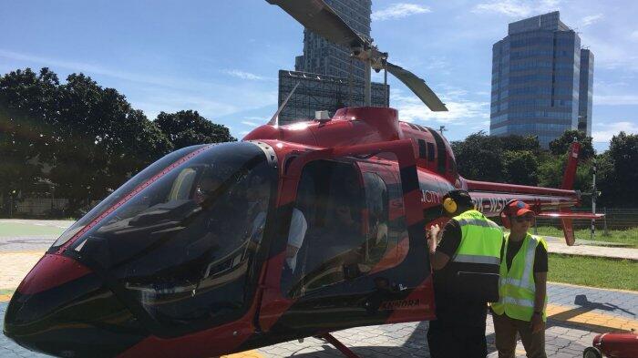 BREAKING NEWS: Helikopter Jatuh di Tasikmalaya, Petugas Berusaha Evakuasi